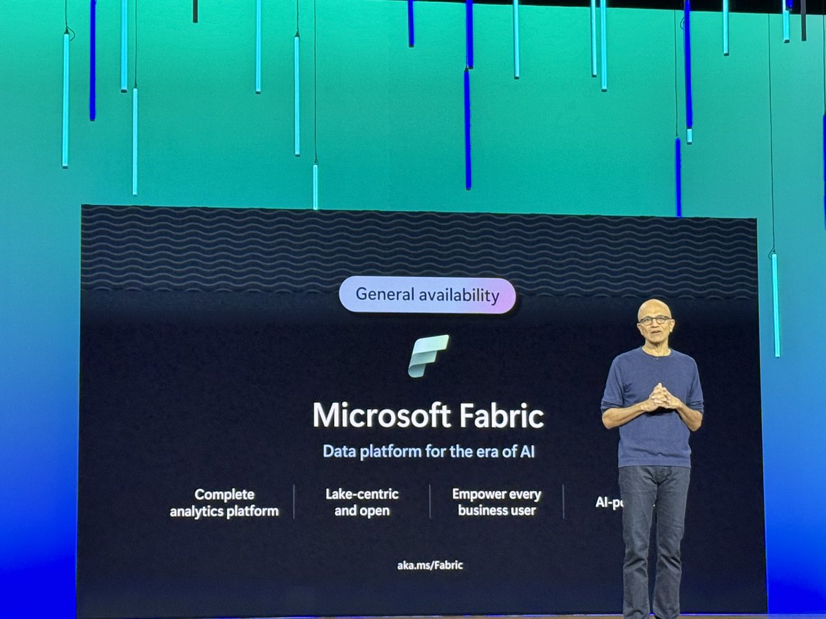 Microsoft Fabric is now General Available #msignite #microsoftfabric #mvpbuzz #sqlfamily microsoft.com/en-us/microsof…