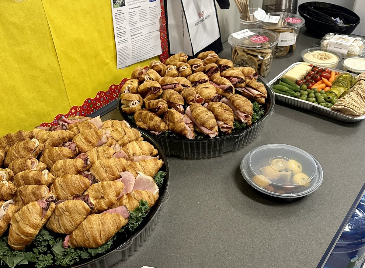 Thank you to Fiske PTO for helping to honor our ESP’s with a tasty lunch and snacks! We appreciate all that you do for us each and every day! 😊