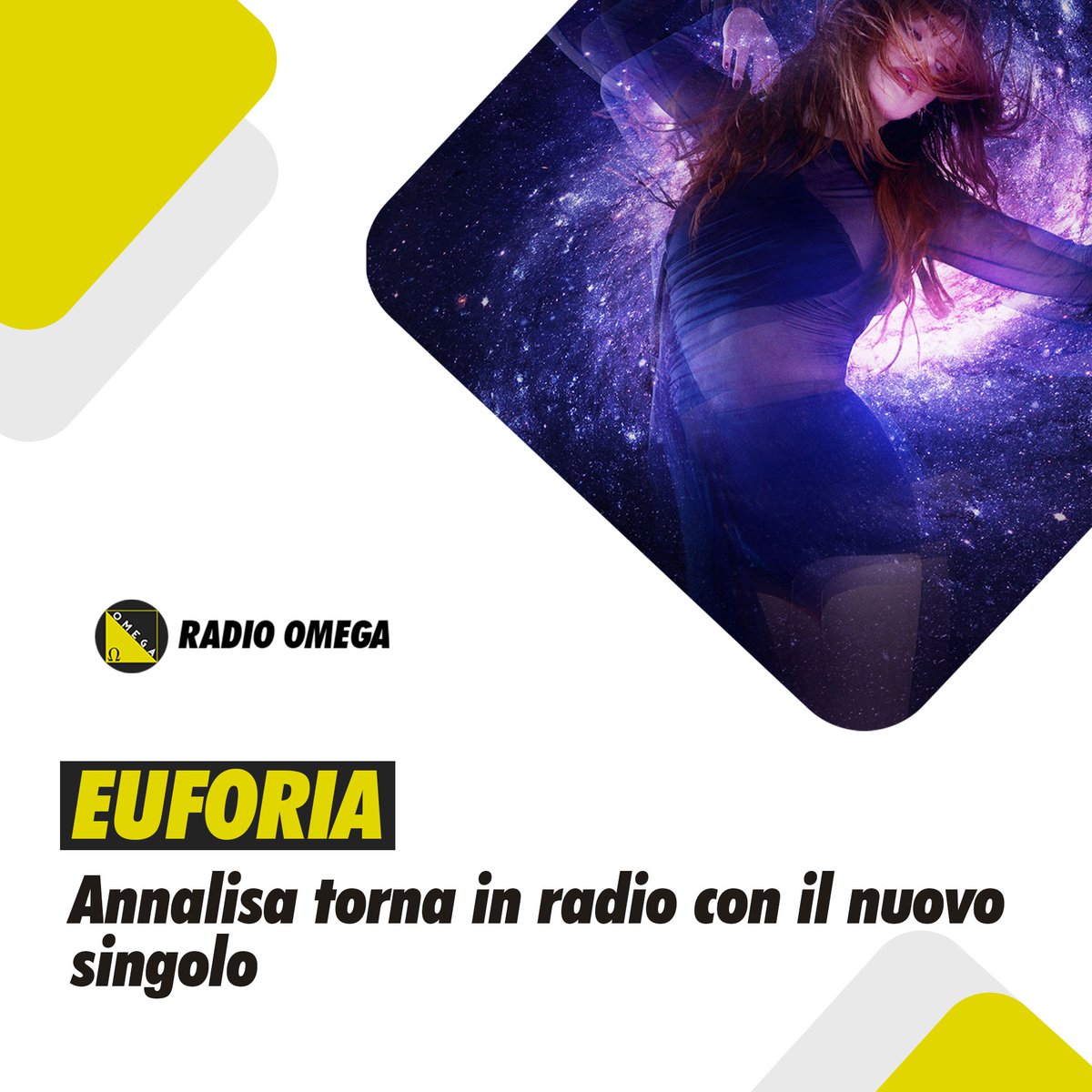 omegaradio_'s tweet photo. 🎤 “Euforia”, il nuovo singolo di @naliofficial in radio da Venerdì 17 Novembre 🥳

.
.
.
#annalisa #annalisascarrone #euforia #epoisiamofinitinelvortice #f4f #l4l #radio #omegaradio #parma https://t.co/nXYTeIlInu