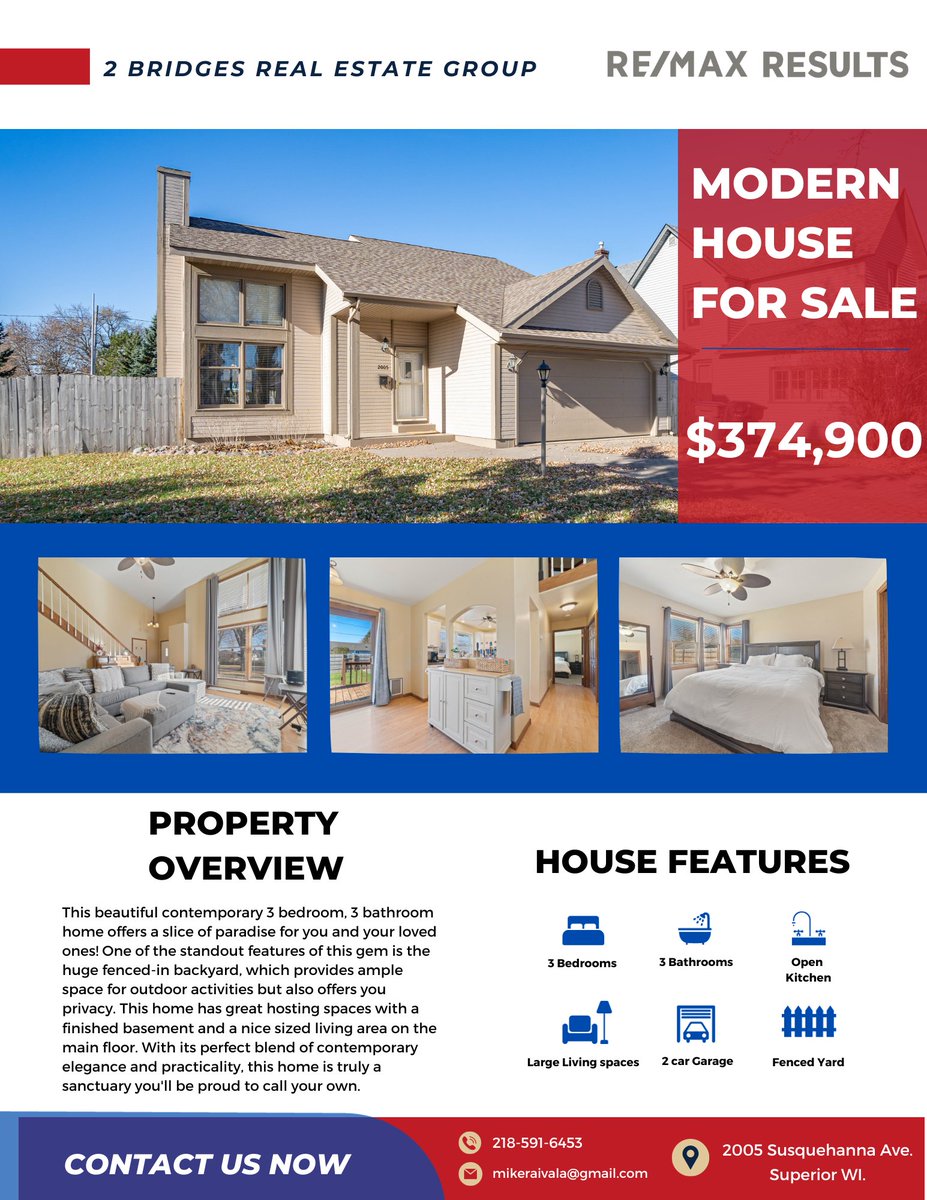 ** New Listing Alert **
 2005 Susquehanna Avenue.
remax.com/.../1099560763…
#justlisted #homeforsale #homesale #propertyforsale #beautifulhome #realestate #realestateagent #3bedrooms #3bathrooms #largeyard #fencedyard #largelivingspaces #contemporaryhome #modernhome