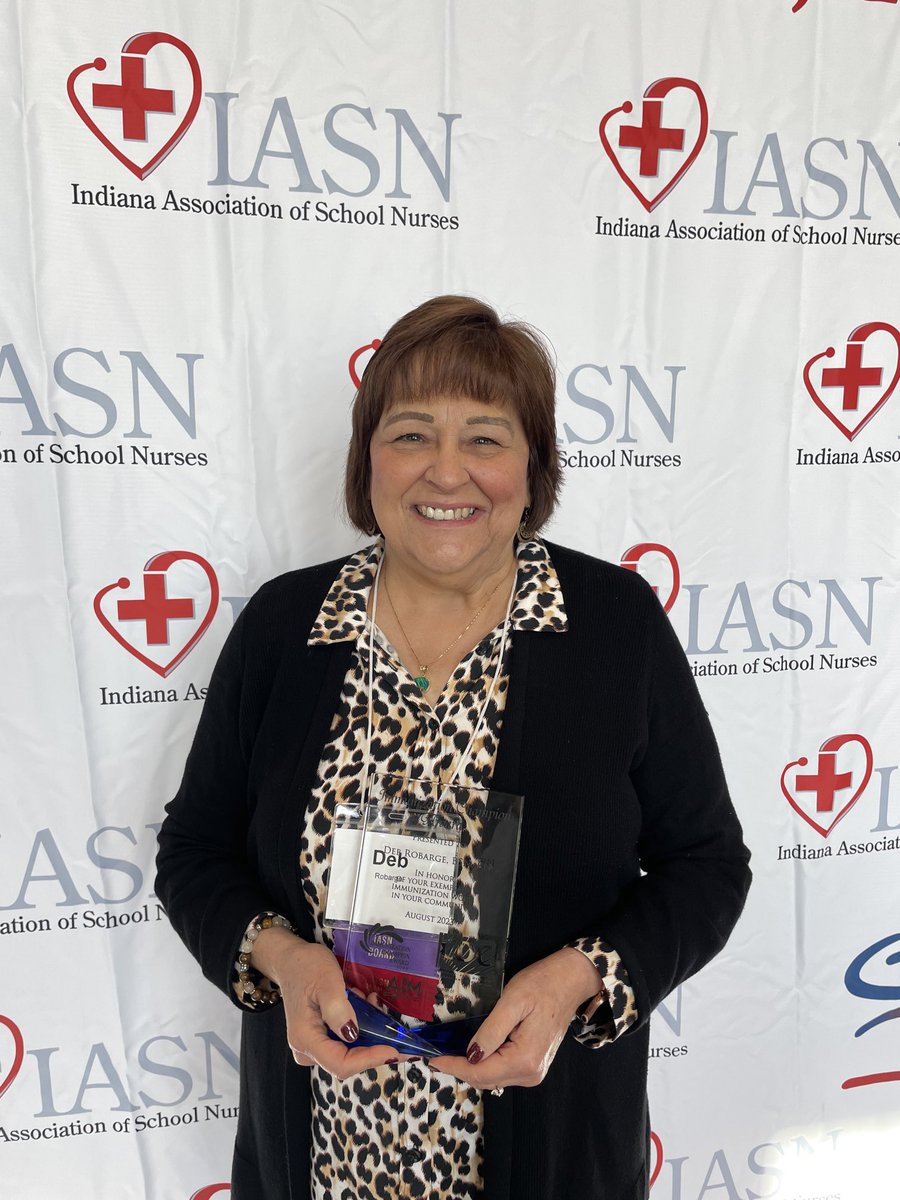 Wonderful to see our amazing executive director, ⁦<a href="/RN4Deaf/">Deb Robarge</a>⁩ recognized as a CDC immunization champion! Thanks to ⁦<a href="/VaccinateIN/">Indiana Immunization Coalition</a>⁩ for this honor for our hard-working, brilliant ED. ⭐️⭐️⭐️