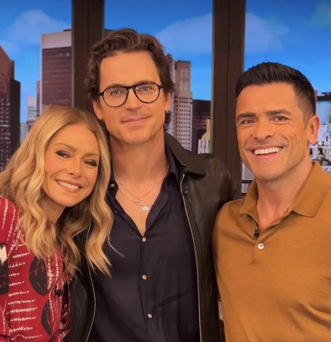 . @MattBomer with Kelly and Mark!