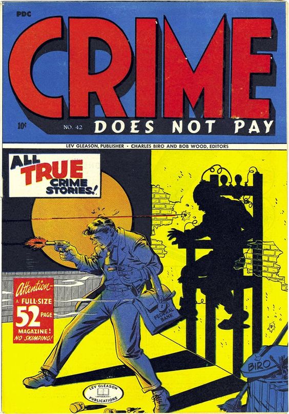 iamluke85's tweet photo. #crimedoesnotpay #precodecomics by #charlesbiro https://t.co/9xiIJoFNbl