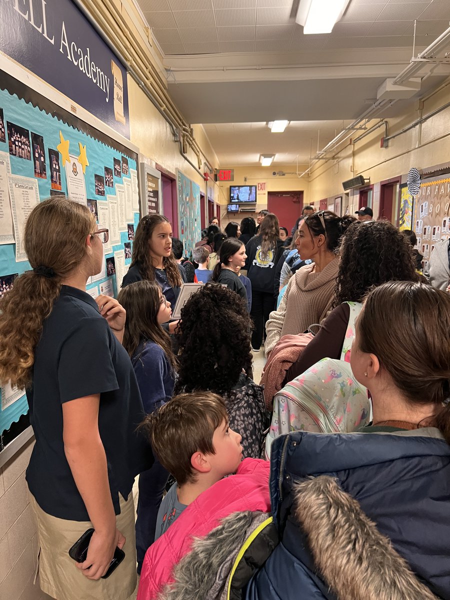 BELLAcademy's tweet photo. BELL Academy student ambassadors proudly provide tours to interested families. This student-led tour offered detailed information about Regents Readiness, Schoolwide Enrichment, Family Involvement, Sports Programs, and the many ways students are included here at #BELL! https://t.co/HSYmbFPKv7