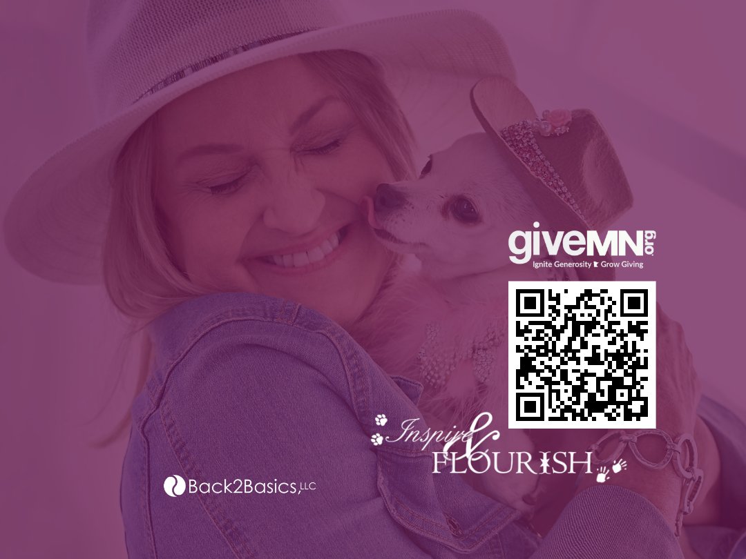 Back2BasicsMN's tweet photo. During this year's Give to the Max campaign, we hope you find ways to give back. And if you're still looking for a way to make an impact, we encourage you to learn about and give to Inspire &amp; Flourish. 👉 https://t.co/sYqnttao6m https://t.co/RDJx44OzUE