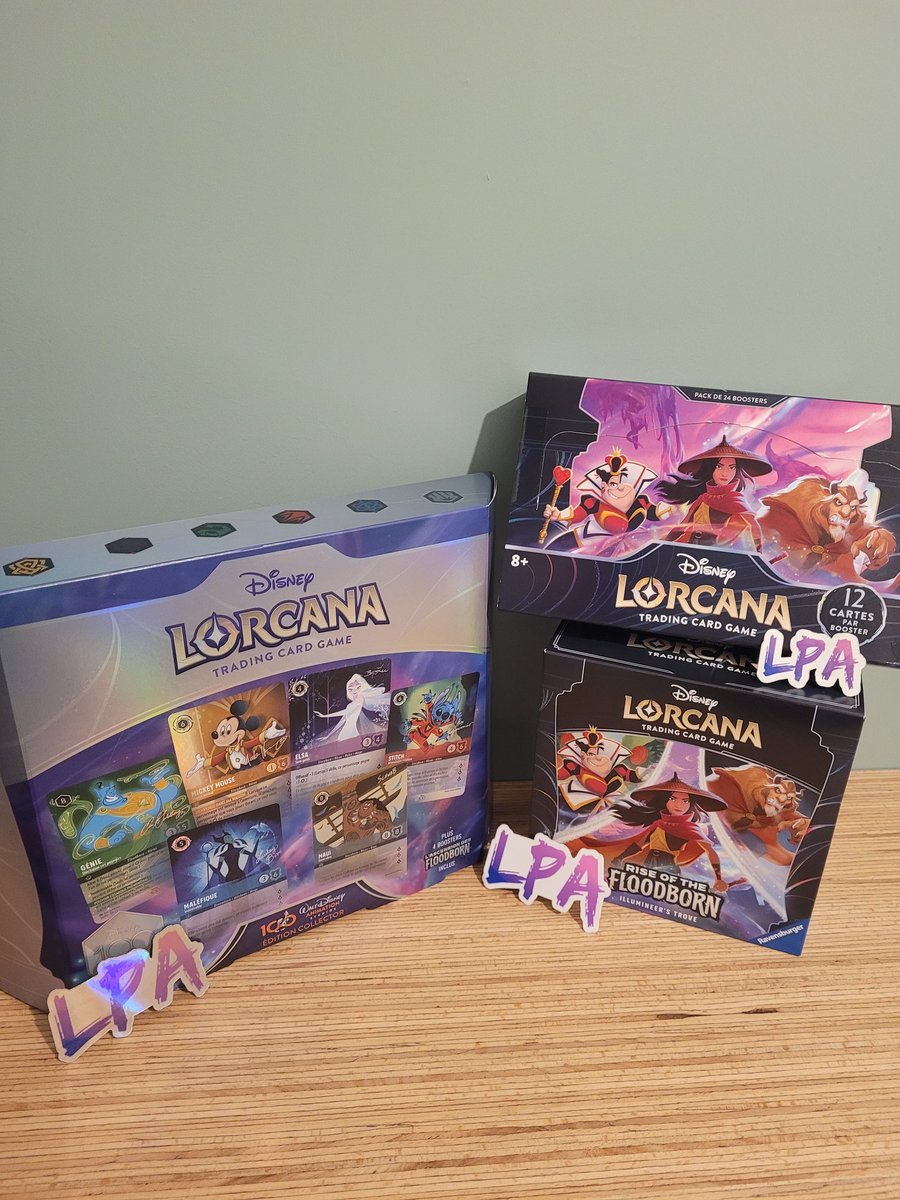 🔥🔥🔥🔥🔥🔥🔥🔥

Nos membres ont déjà reçu du #Disney #Lorcana Chapitre 2 !