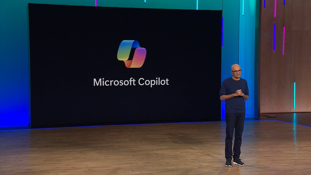 sarbjeetjohal's tweet photo. We are the:

C O  -  P I L O T   C O M P A N Y

says @satyanadella. 

#Ignite #Ignite2023 #Ignite23 #MSIgnite https://t.co/cVl8DbNdTj