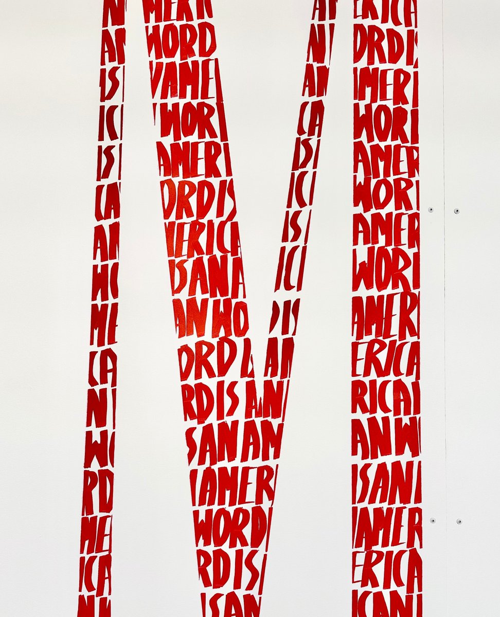 Originating in Joe Harjo's childhood, the technique of embedding terms in a larger word for a recurrent phrase turns writing as punishment evolved into a creative process, transcending its disciplinary nature.

ℹ️ "Look Now What I've Become" is on view  until December 31, 2023⁠