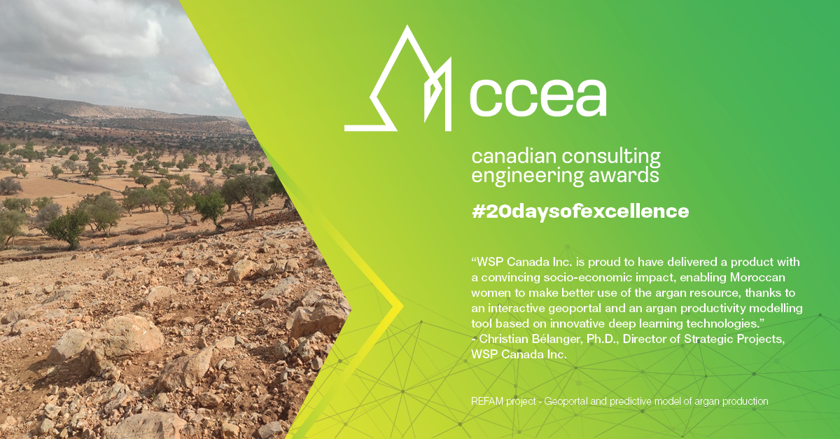 Learn about <a href="/WSPCanada/">WSP Canada</a> and <a href="/Cowater_Intl/">Cowater International</a>'s: REFAM project - Geoportal and predictive model of argan production in #Morocco. They developed a GIS and predictive model to support argan production, promoting women's economic empowerment.
 🔗 bit.ly/3teVhSg