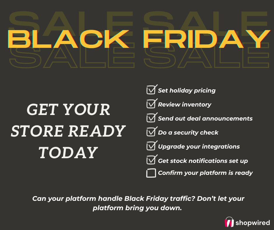 With less than 10 days to go, it's time to get your store ready for the #holidayshopping season. See how ShopWired can help you #thrive this year at ShopWired.co.uk