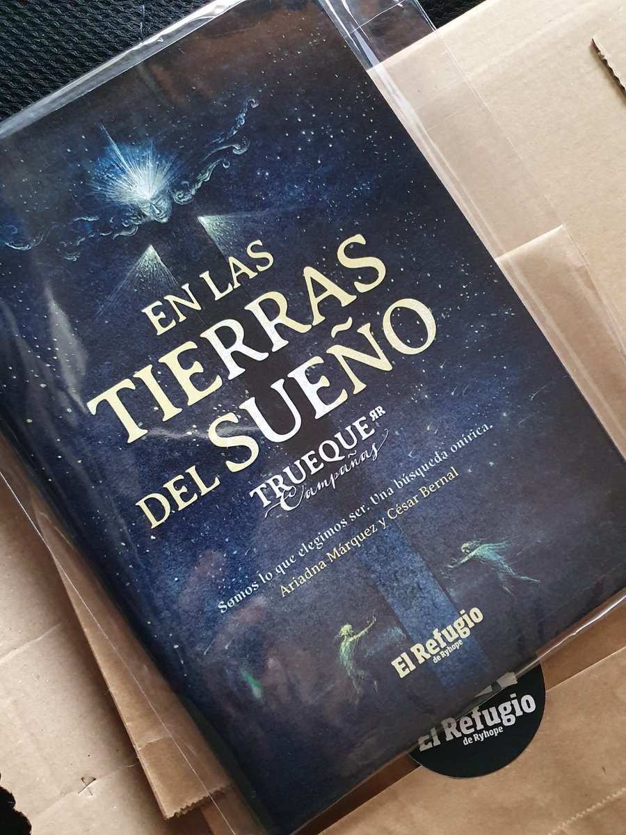 Pues me llegó el premio del concurso de <a href="/NewKidsontheRol/">🎲New Kids on the Rol🎲</a> !!
La primera vez que gano un concurso :)
Campañita en las Tierras del Sueño del sistema Trueque del <a href="/elrefugioedit/">El Refugio Editorial</a> !!
Tremendoooo!! Mil gracias!!!