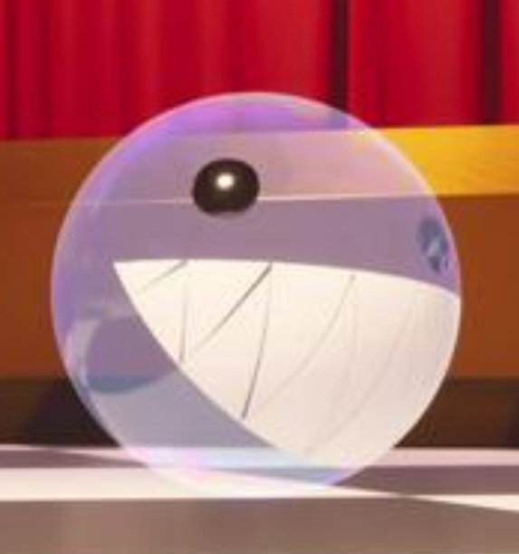 T1ny_Dizzy's tweet photo. Bubble from the amazing Digital Circus looks like a Chain Chomp https://t.co/9XmJVZIozS