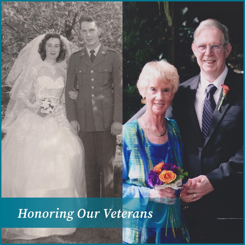 Meet Shirley and Alan. As the surviving spouse of Alan, a veteran of the @usairforce, Shirley was eligible for monetary assistance to help cover her senior living costs. We help families navigate veterans benefits for their loved ones. Learn more at aplaceformom.com/veterans-benef…