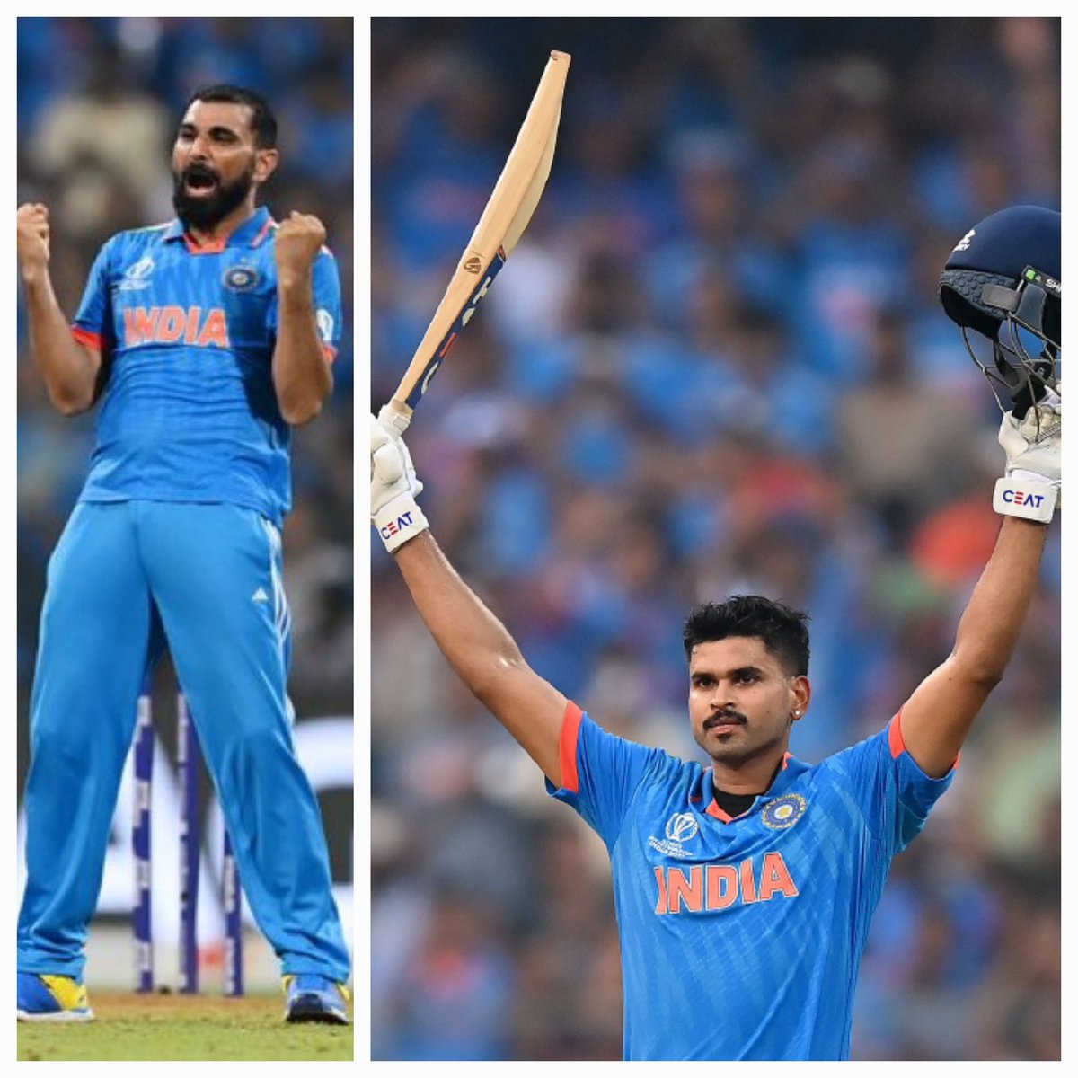 luminous_rahul's tweet photo. #IndiaVsNewZealand the S-factors 🔥🔥 #Shami #ShreyasIyer https://t.co/Yhf3iK5JKo