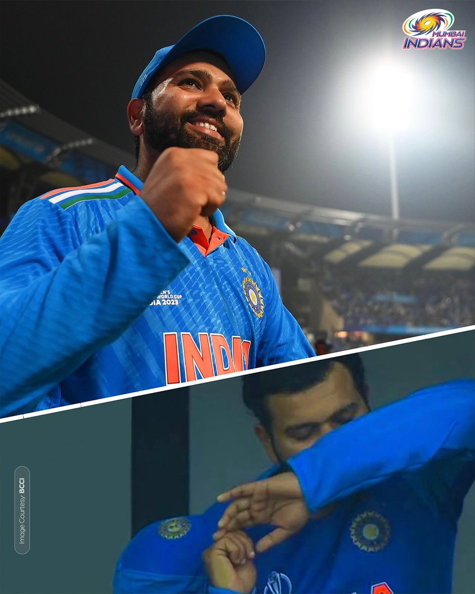 mipaltan's tweet photo. India, go to sleep with a smile on your face 😌

#OneFamily #CWC23 #INDvNZ https://t.co/xoPlRaYchG