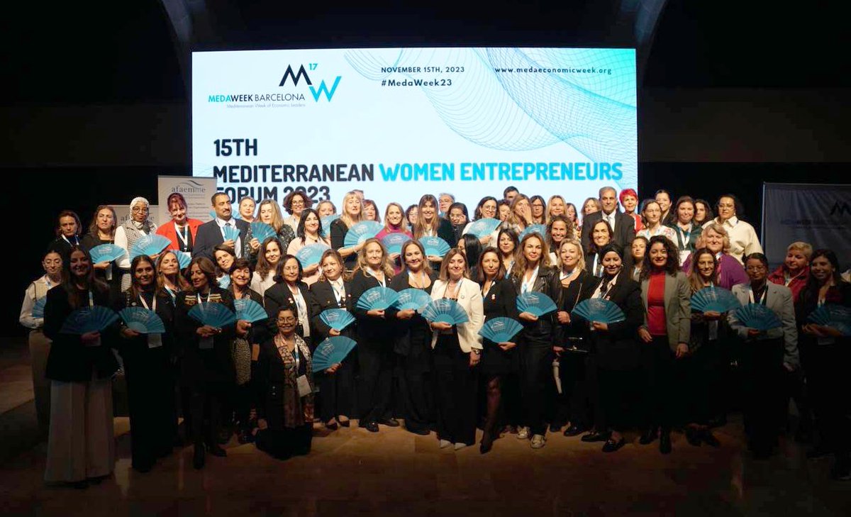 afaemmeoficial's tweet photo. 🎉 Wrapping up #MedaWomen23! A big thanks to everyone who made this event awesome. Your insights, passion, and commitment to empowering women in the Mediterranean have been incredible #MedaWeek23 #WomenEmpowerment https://t.co/gODSHJWyWV
