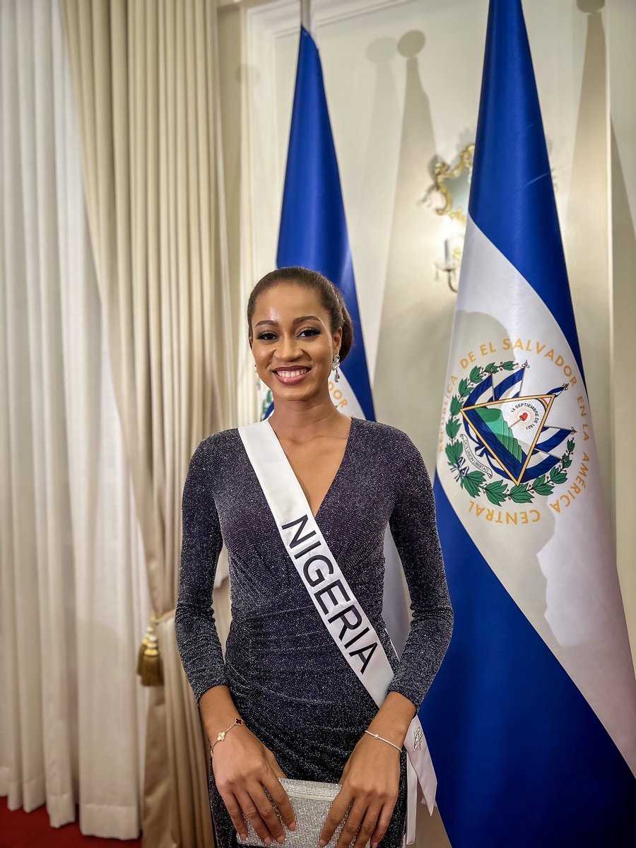 mitchel_ihezue's tweet image. It was such an honor to be hosted to a dinner by the President of El Salvador alongside other delegates last night.

#UgochiTakesTheUniverse2023 #MissUniverse #72ndMissUniverse