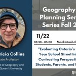 Photo by Queen's Department of Geography and Planning (@QueensGPPL)