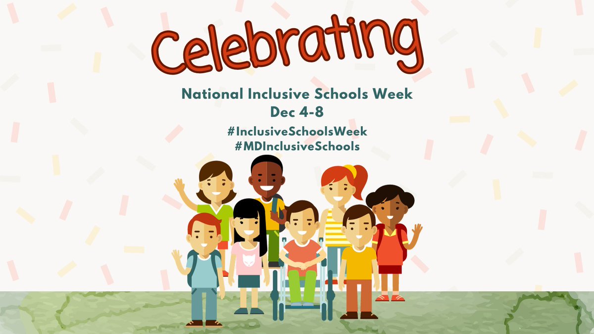 Celebrating Inclusive Schools Week Dec 4-8
#InclusiveSchoolsWeek
#MDInclusiveSchools