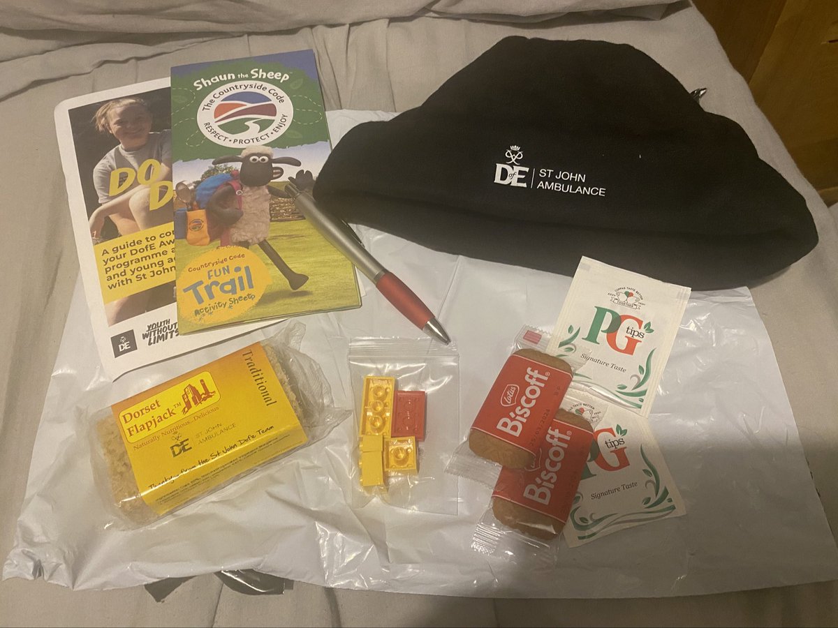 SWalley93 (@s_walley93) on Twitter photo The <a href="/SJADofE/">St John Ambulance DofE</a> goody bag has arrived which can only mean one thing!! The conference is this weekend! 😎😎😎 The <a href="/SJADofE/">St John Ambulance DofE</a> goody bag has arrived which can only mean one thing!! The conference is this weekend! 😎😎😎