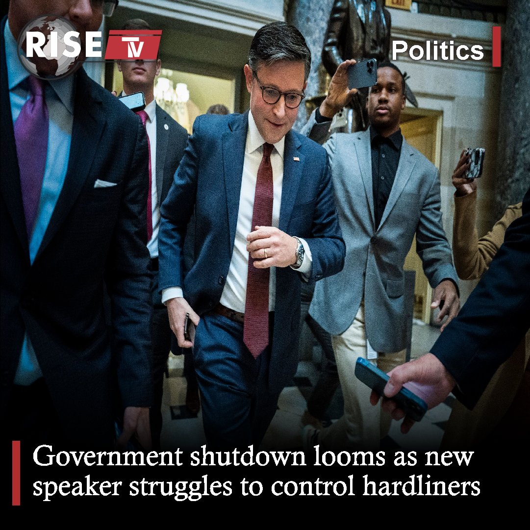 New House Speaker #MikeJohnson  faces challenges from hard-right lawmakers as a federal funding deadline approaches. The Louisiana conservative may need Democratic votes to avert a government shutdown, impacting legislative progress. ⏳🇺🇸 #GovernmentShutdown #PoliticalChallenges