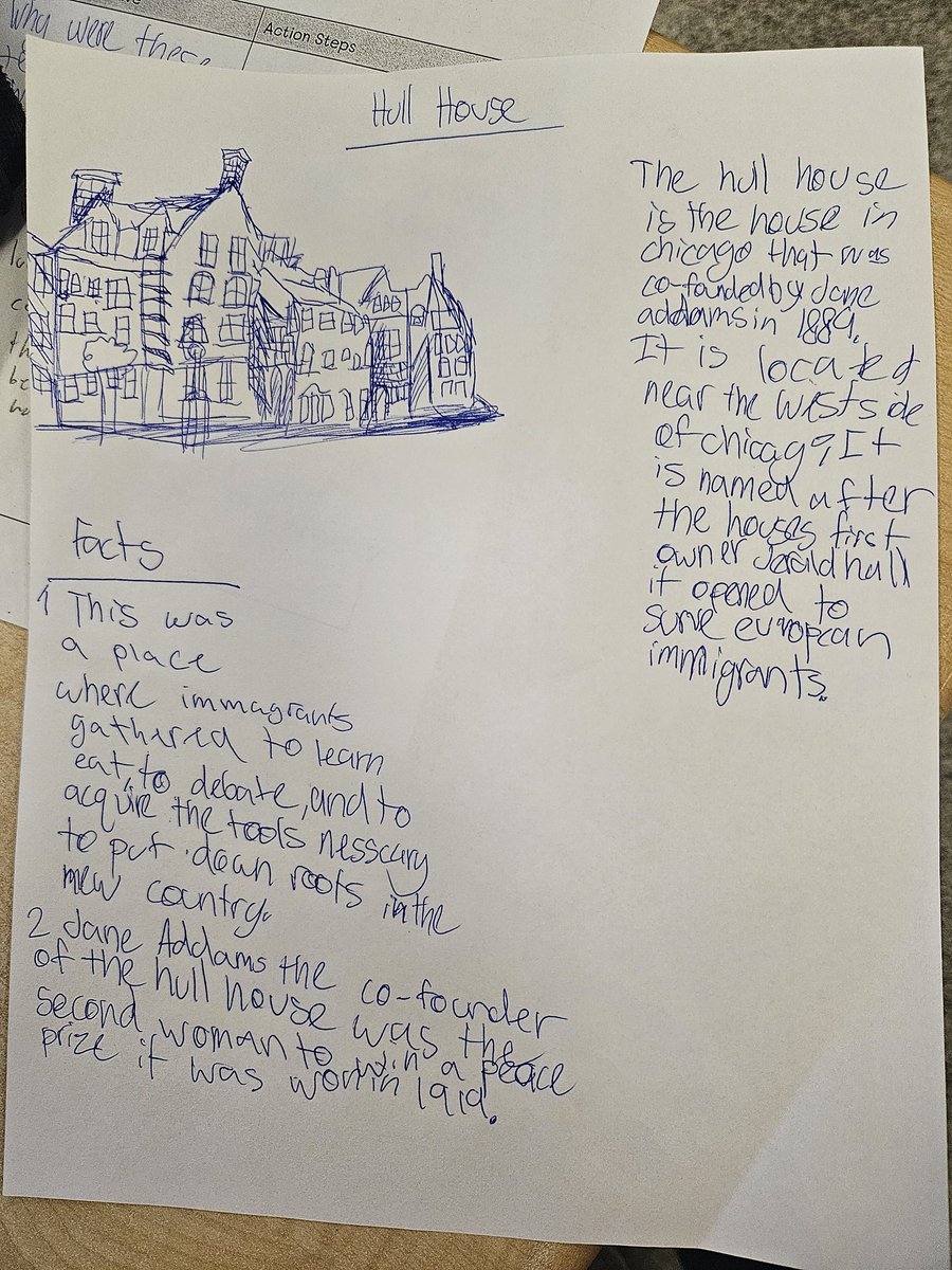 GilmoreGifted's tweet photo. 🔍Mr. Muller's 7th grade students dissected primary resources like detectives to unravel the incredible legacy of Jane Addams and the Hull House. 🏠📚 @alparsons215 @K_Cirilli @VBAggie93 @VBGifted @vbschools https://t.co/dHOXuXRRwn