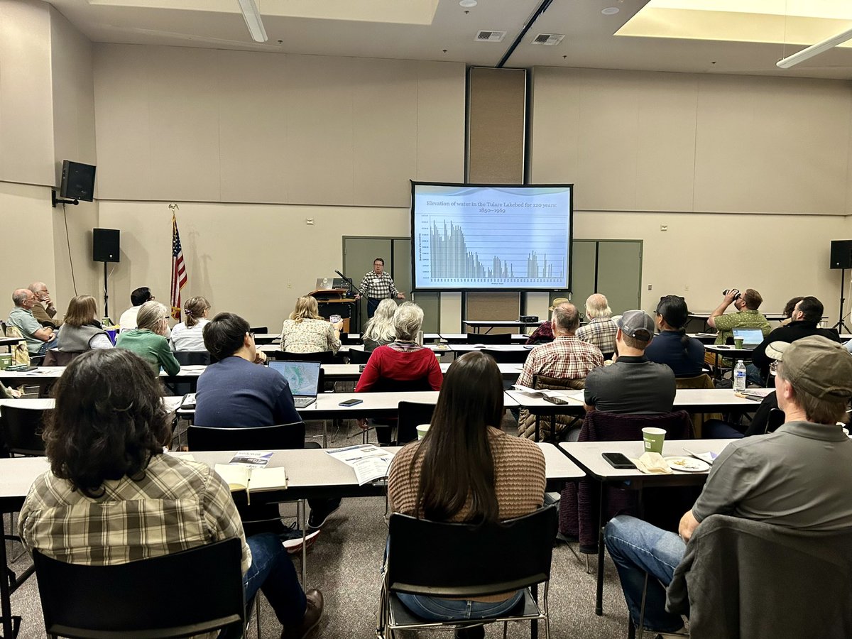 USDA-SWF (@usda_swf) on Twitter photo We have a packed room at the 2nd State of the Tulare Basin Conference. Speakers are discussing SGMA, Flood-MAR, and MLRP as climate solutions. This event was organized by <a href="/USDA_SWF/">USDA-SWF</a> <a href="/ucanr/">Ag&Natural Resources</a> and <a href="/TulareBasin/">TulareBasinWatershedPartnership</a>. Thanks to <a href="/USDA_NIFA/">NIFA</a> for the support. We have a packed room at the 2nd State of the Tulare Basin Conference. Speakers are discussing SGMA, Flood-MAR, and MLRP as climate solutions. This event was organized by <a href="/USDA_SWF/">USDA-SWF</a> <a href="/ucanr/">Ag&Natural Resources</a> and <a href="/TulareBasin/">TulareBasinWatershedPartnership</a>. Thanks to <a href="/USDA_NIFA/">NIFA</a> for the support.