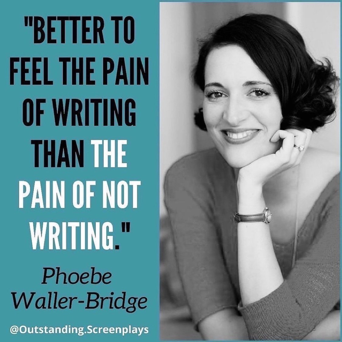 outscreenplays's tweet photo. #screenwriting #writing #phoebewallerbridge https://t.co/eJ8r1XgITT