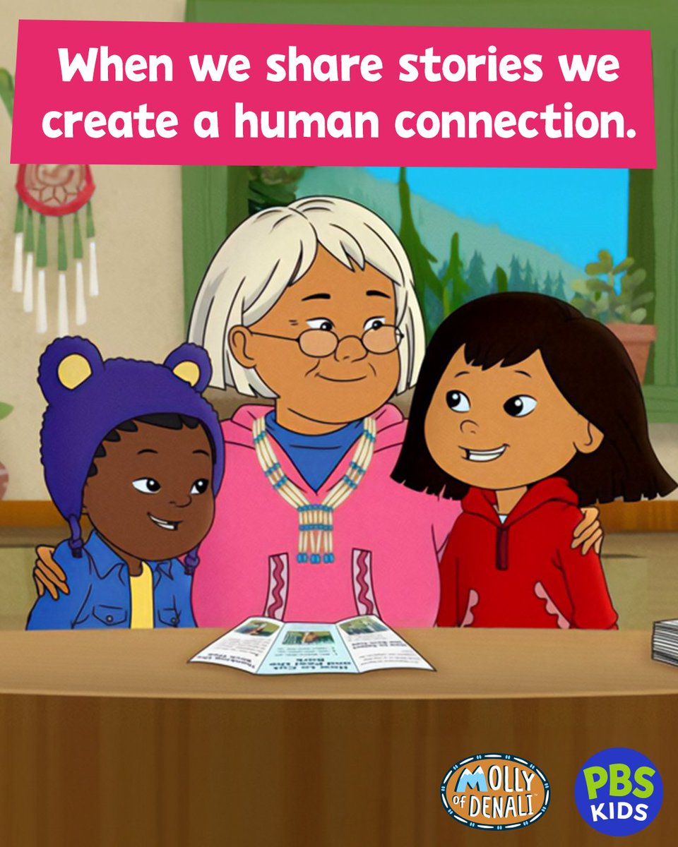 A shared bond with another generation is something to be treasured. Telling stories is a great way to get started! @mollyofdenali #NativeAmericanHeritageMonth