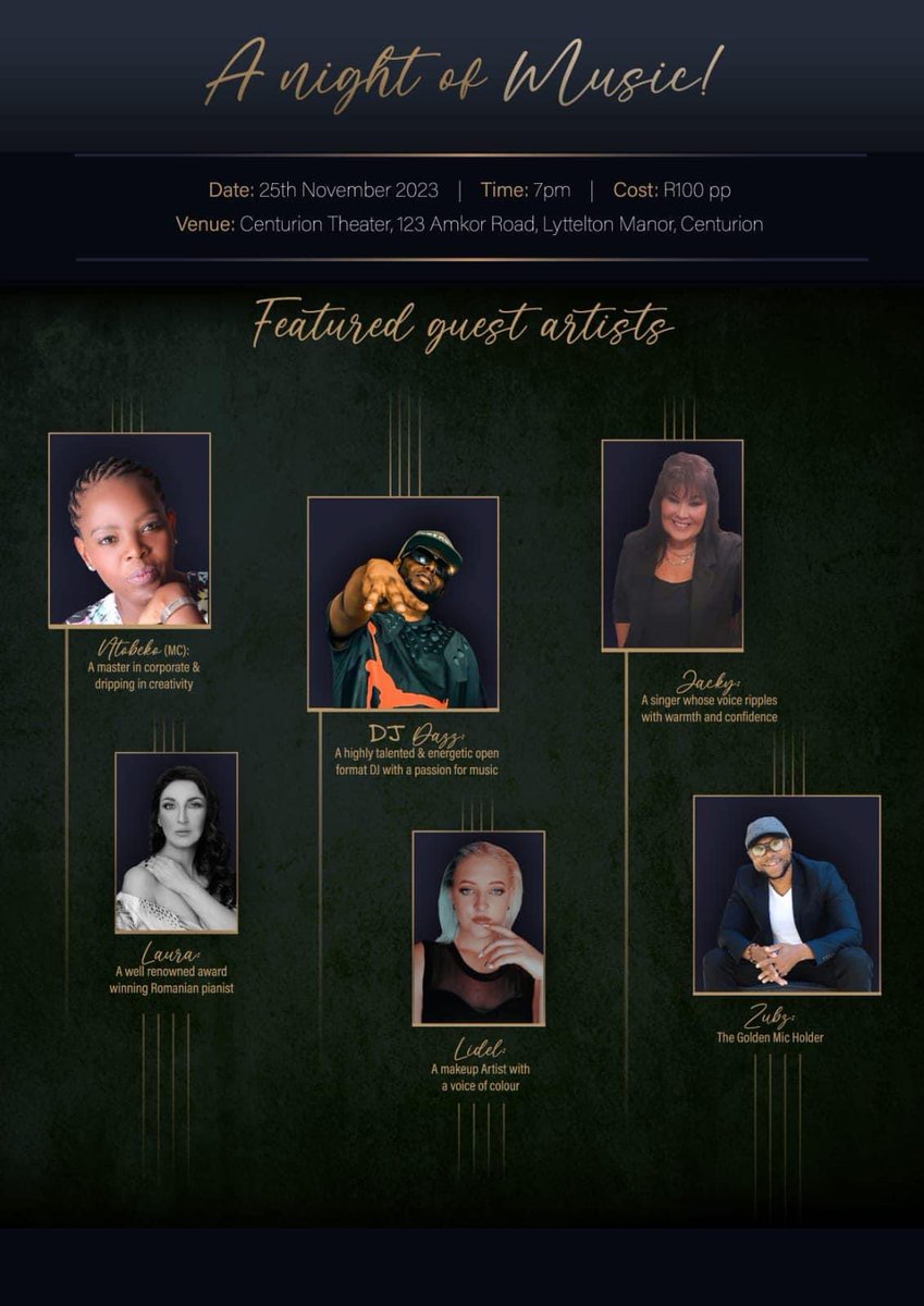 Please support this awesome night of music!!