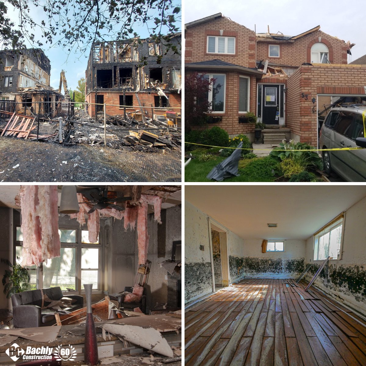 Bachly Emergency Services: Your 24/7 Disaster Solution🌪️🔥

From fire and water damage to storm challenges, mold remediation, and more, our certified experts are here for you. With 60+ years of excellence, trust Bachly to handle disasters professionally and with care.