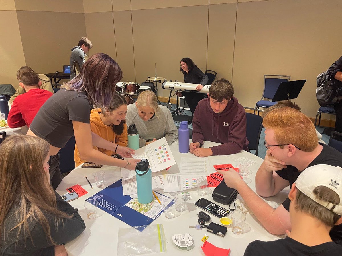 Eight EHS students excelled at Washburn's Math Relays, securing victory in the 4A classification with an impressive 68 points! Following a challenging 40-question exam, they collaborated in the Mathnificent Race, crafting Archimedean solids based on clues. #EudoraProud