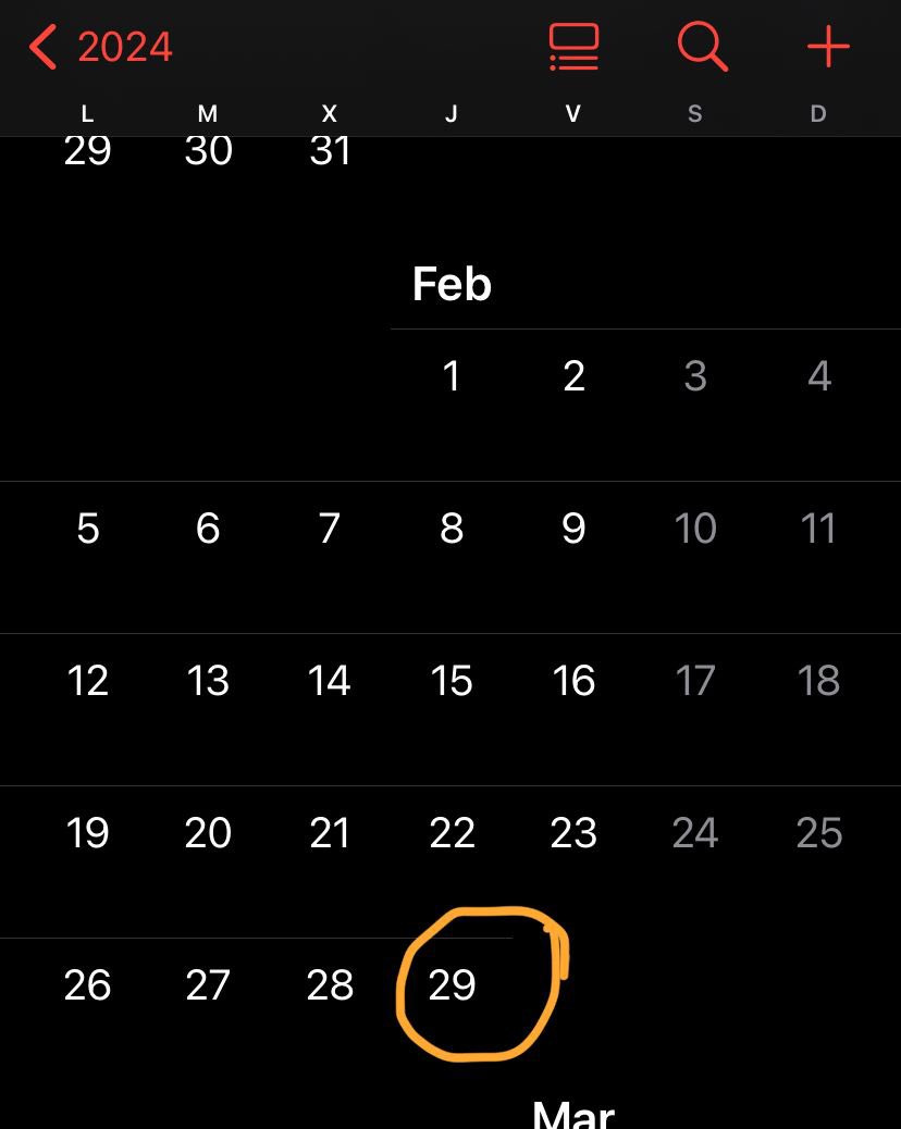 Poco se habla de que 2024 será bisiesto. Hagamos esta noticia viral. Si crees que le puede interesar a alguien , RT #noticia #necesario #bisiesto #febrero