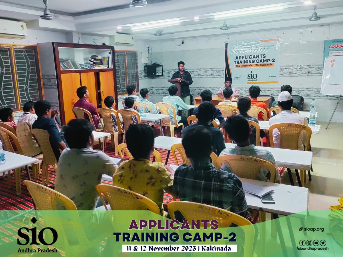 SIO_AP's tweet image. Group activity on 
Reconstruction of society aiming students &amp;amp; Youth 

Student Parliament, Understanding Indian Society, Contemporary Ideologies 

Sports events and many more.
#sioap 
#ATC 
#kakinada