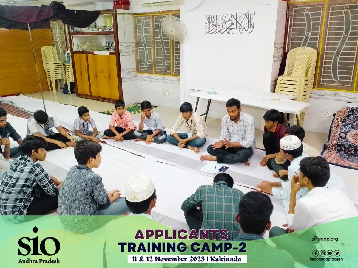SIO_AP's tweet image. Group activity on 
Reconstruction of society aiming students &amp;amp; Youth 

Student Parliament, Understanding Indian Society, Contemporary Ideologies 

Sports events and many more.
#sioap 
#ATC 
#kakinada