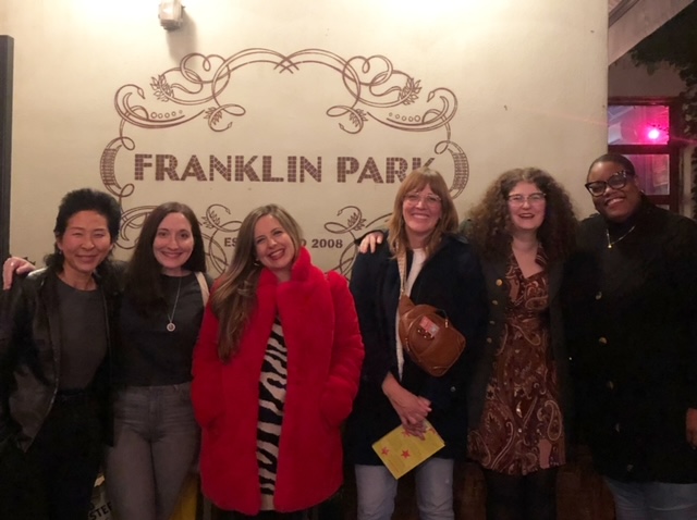 We had a blast on Monday at the @FranklinParkBK Reading Series--huge thanks to phenomenal authors Lindsay Hunter, @mollymcghee, @AthenaDDixon, @MissManhattanNY, @leechinsun, and @jiordancastle, and lots of ❤️to our amazing audience! 🗓️Catch our next event on December 11!