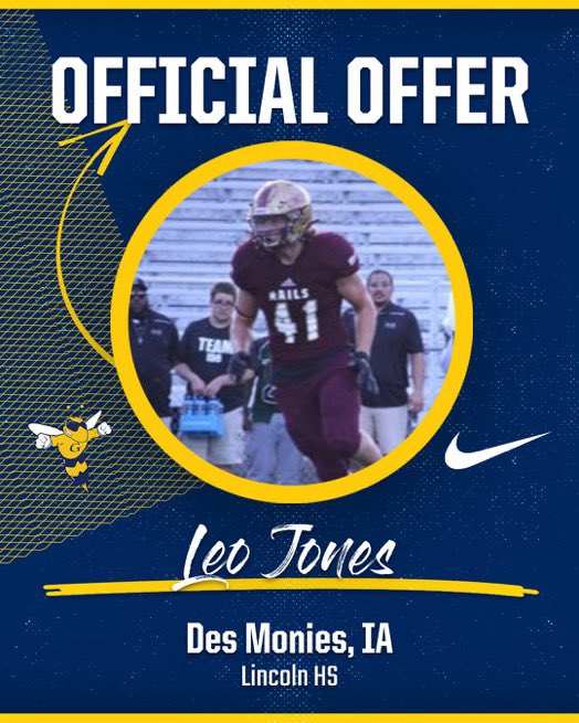 Excited to receive my 5th offer from Graceland University blessed for the opportunity 🐝 @dmrailsfb <a href="/JameslewisCoach/">James Lewis</a> <a href="/GracelandFB/">Graceland Football</a>