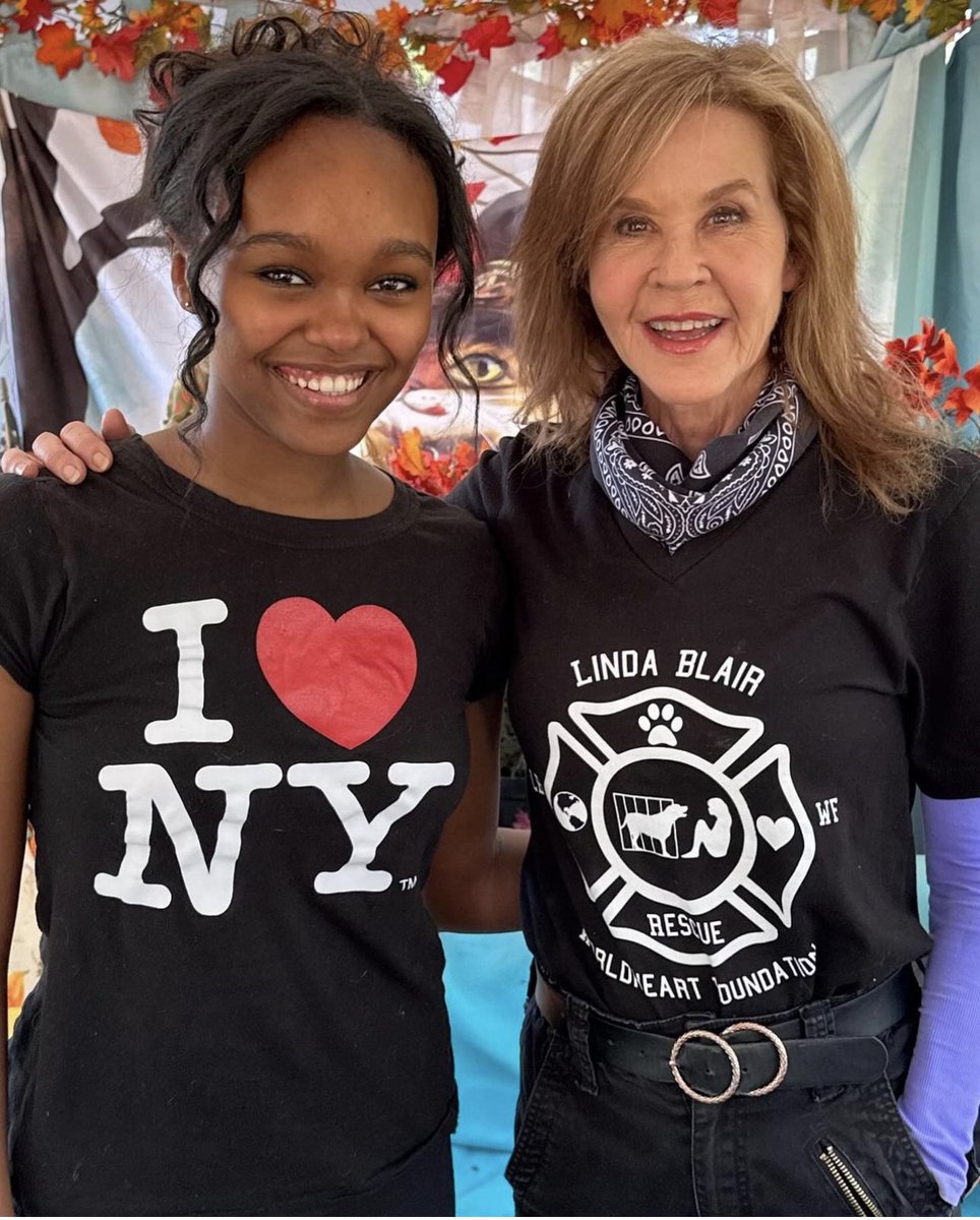 my lovely older sister for life @thereallindablair ❤️❤️
<a href="/TheExorcistBlvr/">The Exorcist: Believer</a> <a href="/blumhouse/">Blumhouse</a> <a href="/UniversalPics/">Universal Pictures</a> 

if you want to support her amazing foundation dedicated to rehabilitating abused and neglected dogs, go to <a href="/LindaBlairWF/">Linda Blair WF</a>