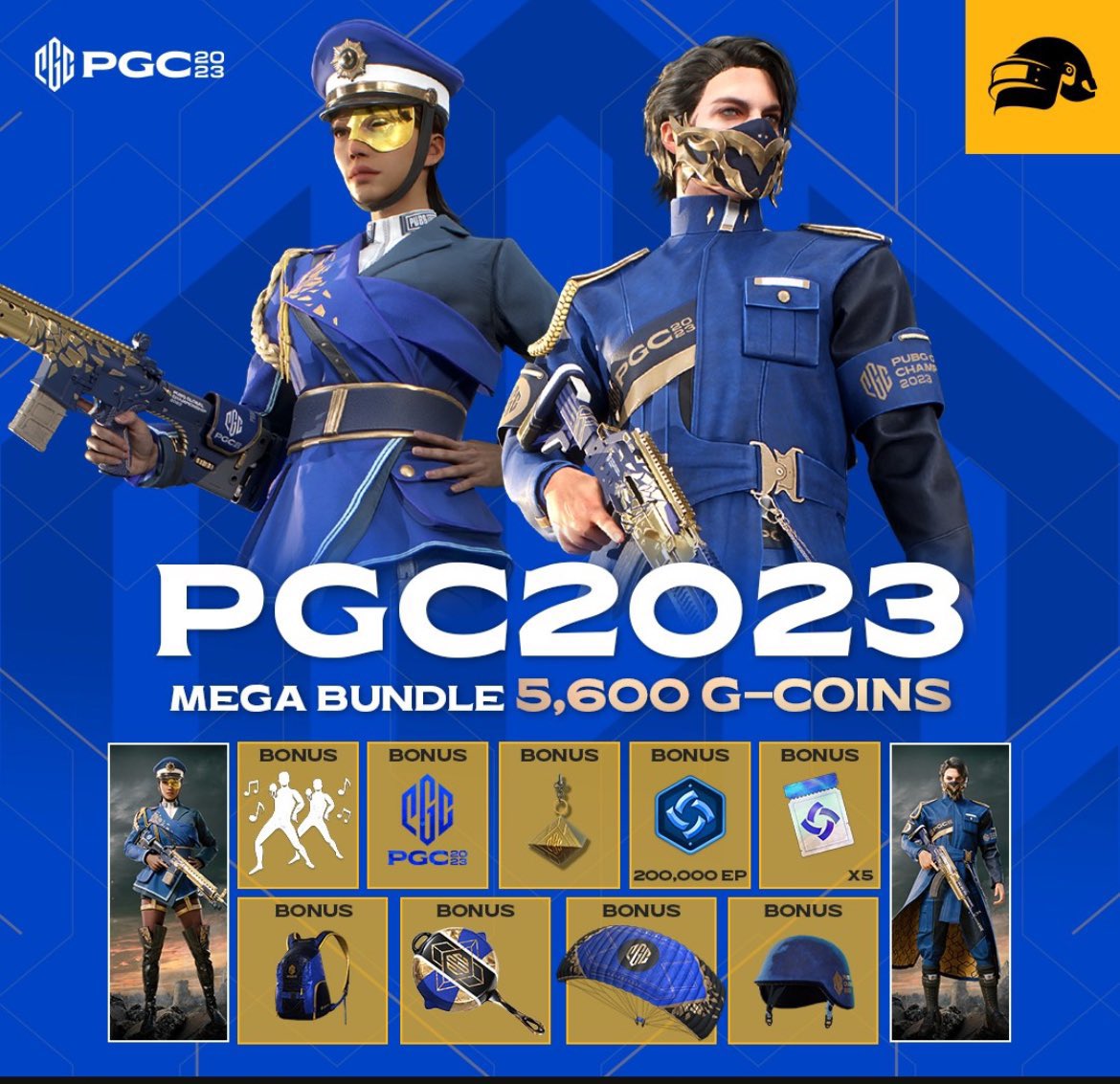 🎁 Giving away this PGC BUNDLE 2023 SKINS 🎁

Follow me
RT
Tag 1 friend in the comments

Announce the winner on 25 of November 🔥 

GL 🍀 
#PUBG #PUBGEsports #PGC2023