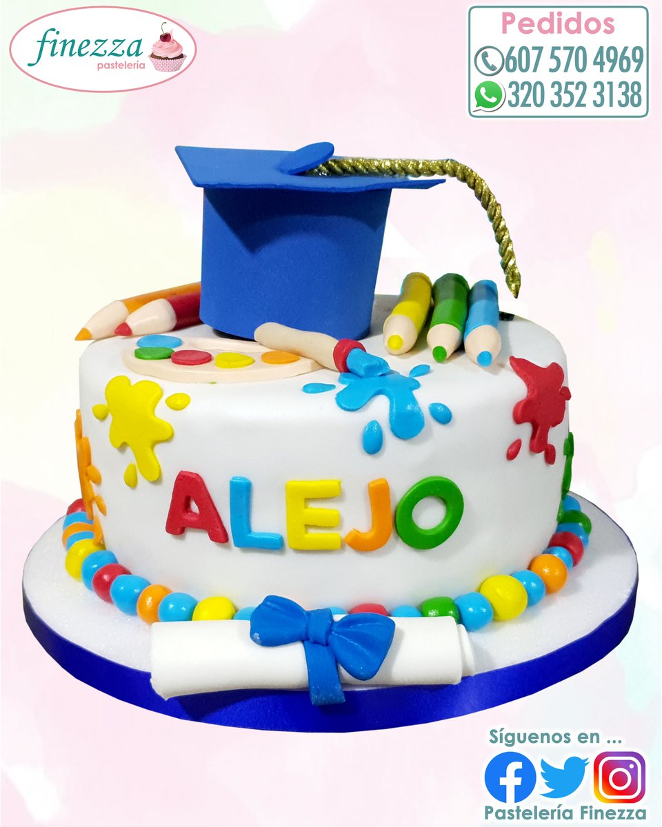 pastelfinezza's tweet photo. Álbum Ponqués para Grado 2023.
Haz tu Cotización, prográmese y aparte su pedido.
3/3
#PasteleriaFinezza #CelebraConFinezza #Ponque #PonqueAlto #Torta #Cake #Grado #Graduados #Graduacion #MesaDulce #Cupcakes #Galletas #CakePops #Brownies #DulcesShots #Cakesicles #ChocoOreo https://t.co/FoFsF3cXoX