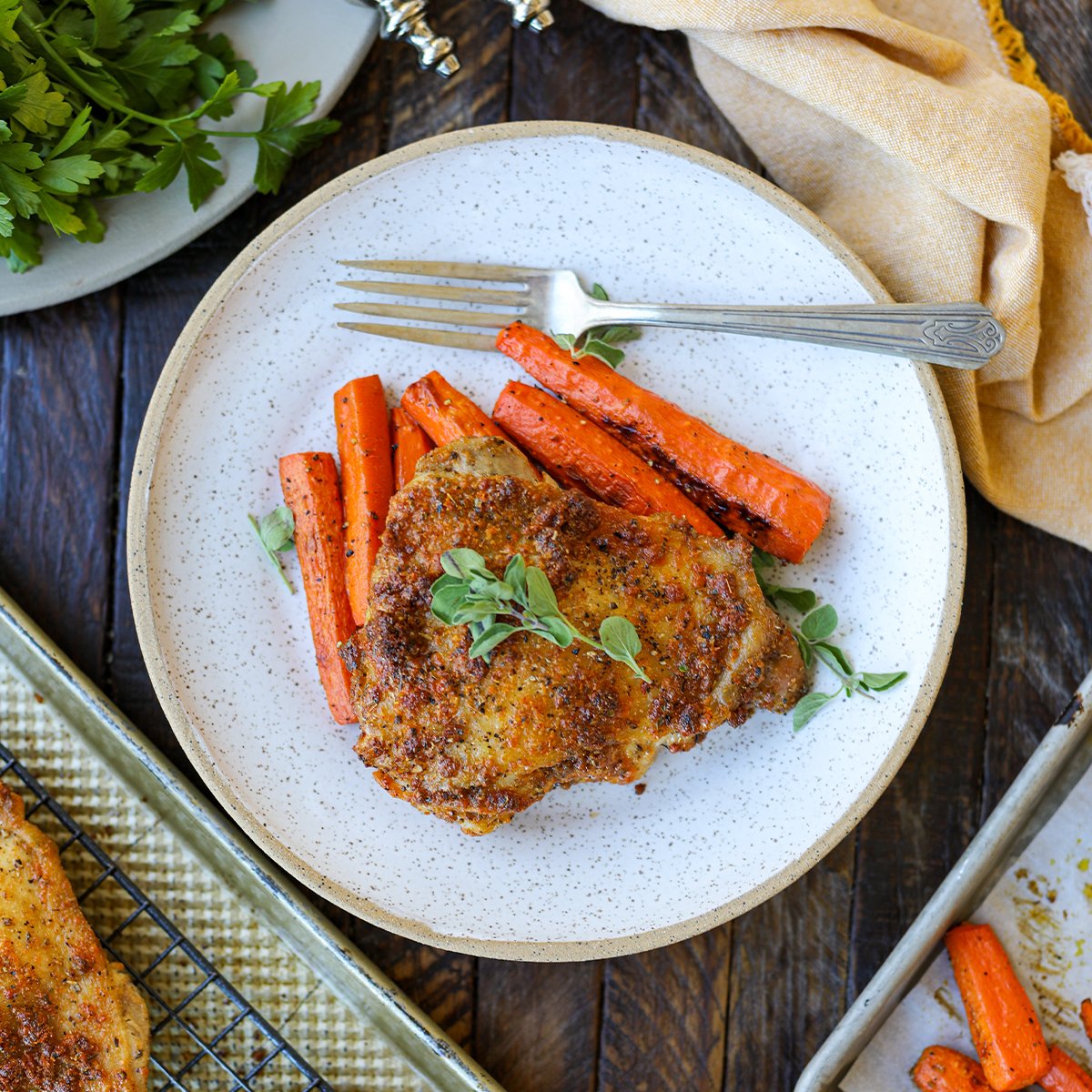 SmartChicken's tweet image. Oven Baked Crispy Chicken Thighs Recipe: smartchicken.com/oven-baked-cri…