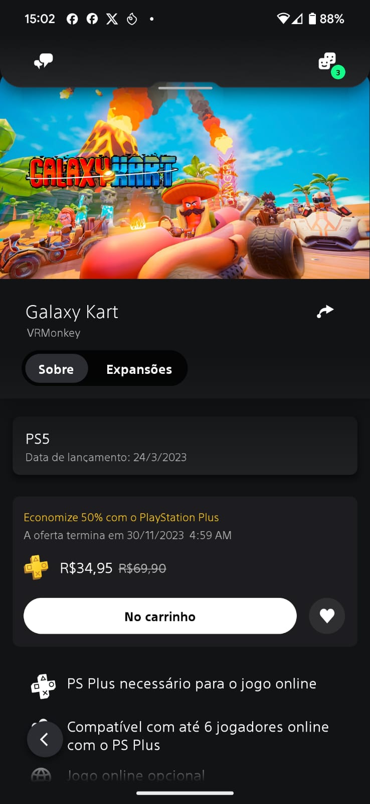 PS Plus dá primeiro jogo gratuito do PS5 aos assinantes em novembro - Outer  Space