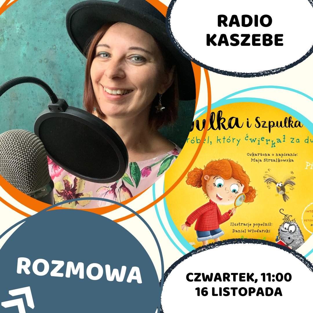 W najbliższy czwartek na żywo w Radiu Kaszebe porozmawiam na żywo w studio z Agnieszką Łukasik m.in. o nowej książce. Słuchajcie nas o 11:00. Zapraszamy!

radiokaszebe.pl
#julkaiszpulka #książkidladzieci