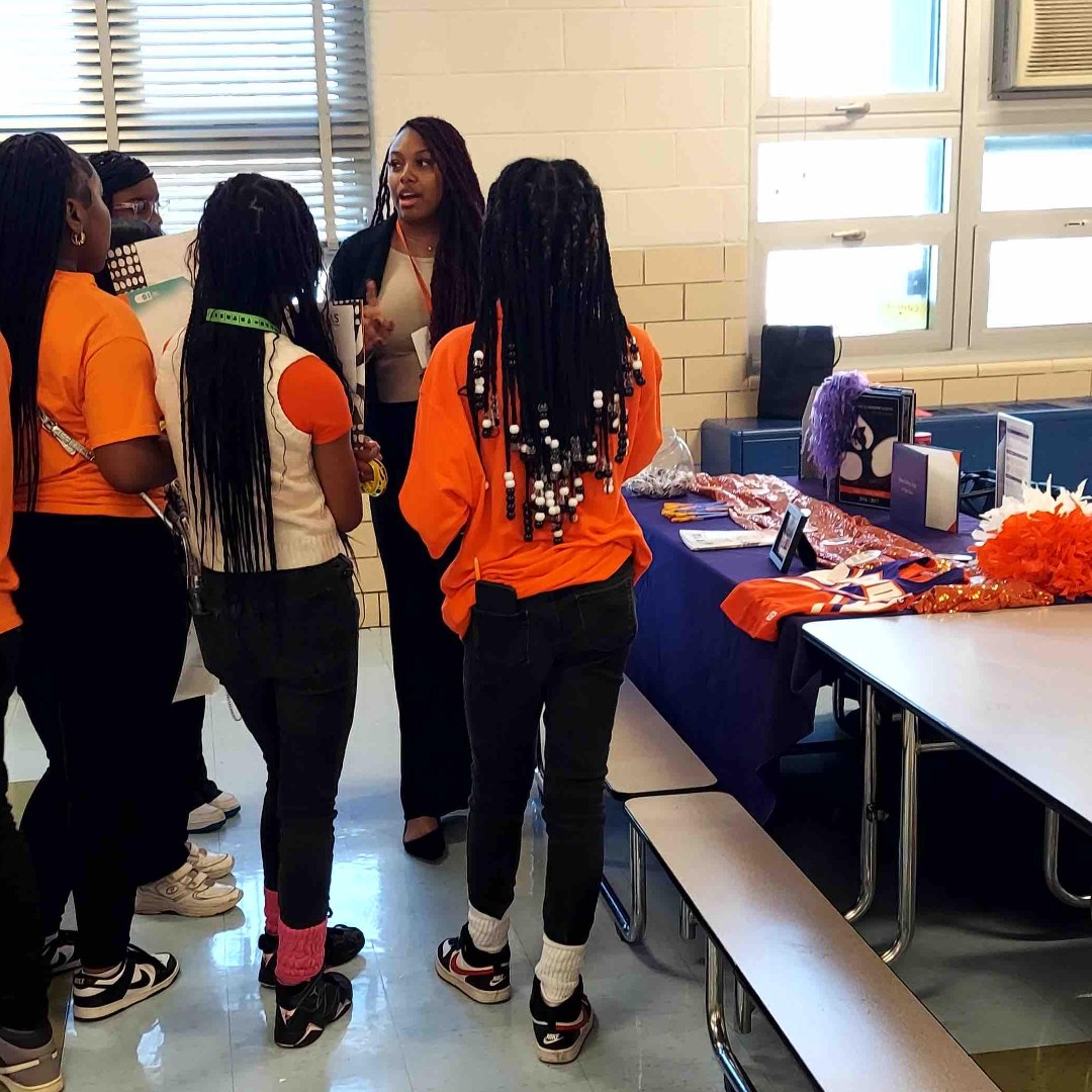 The key is to get your high school journey off to a great start! This week was @nafcareeracads Middle School's High School Choice Fair. Each student had the opportunity to hear about their @baltcityschools high school options!