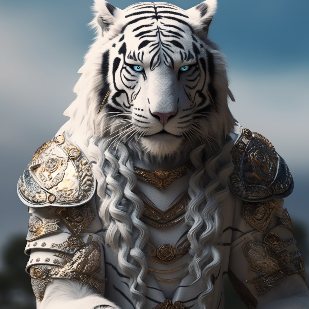 Beware the Nordic White Tiger...
#aigenerated #aigeneratedart #AIGeneratedImage