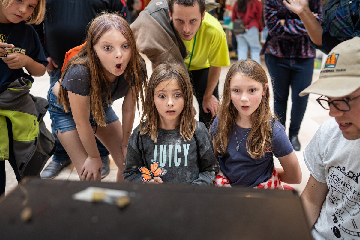 The votes are in, and this year's fan favorite image from the @WiSciFest is 'Surprise!' These expressions of wonder perfectly summarize the festival's mission to celebrate curiosity. 💡 View more of our 'best of the fest' images recapping the event here: morgridge.org/story/best-of-…