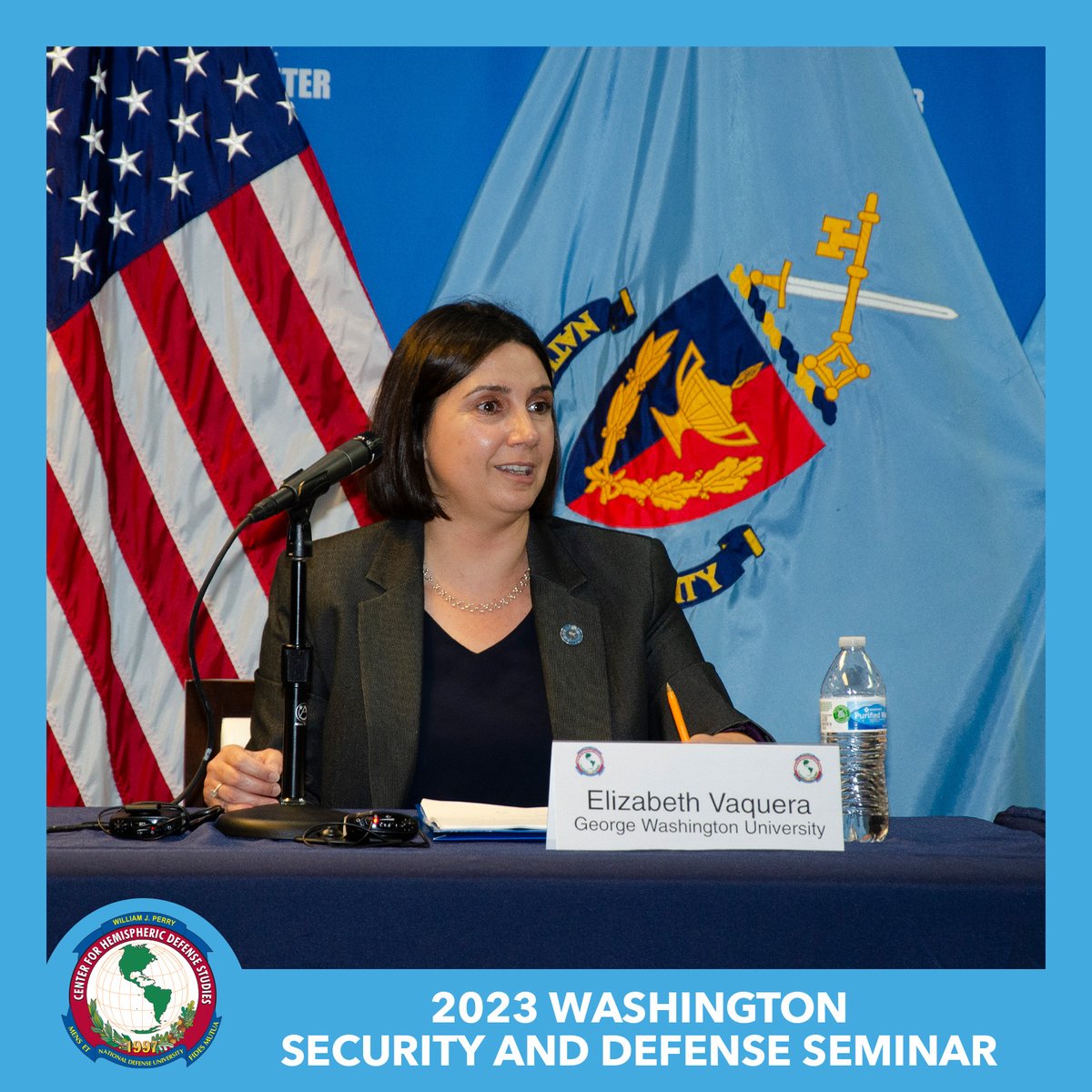 WJPerryCenter's tweet image. #WSDS2023 panel on migration trends featured Andrew Selee of @MigrationPolicy and Elizabeth Vaquera of @GWtweets. Thank you for joining us!