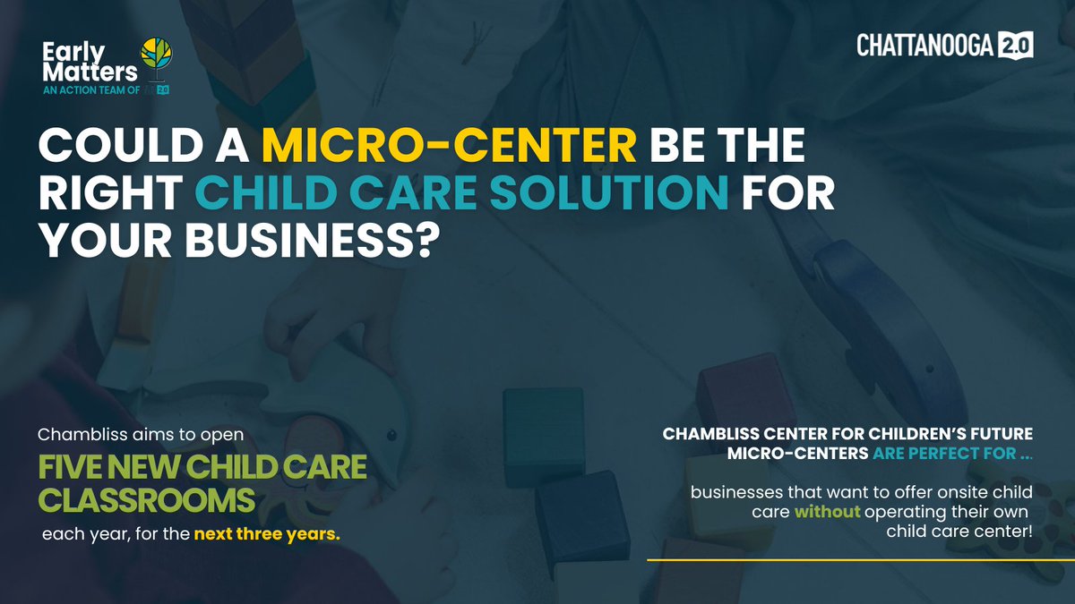 A new child care solution is coming to Hamilton County! 🌟

This pilot project is perfect for businesses looking to support working families.

Is this the game-changing solution your business has been waiting for? youtu.be/jm2amyUs6Ic

#ChildCareSolutions #MicroCenters
