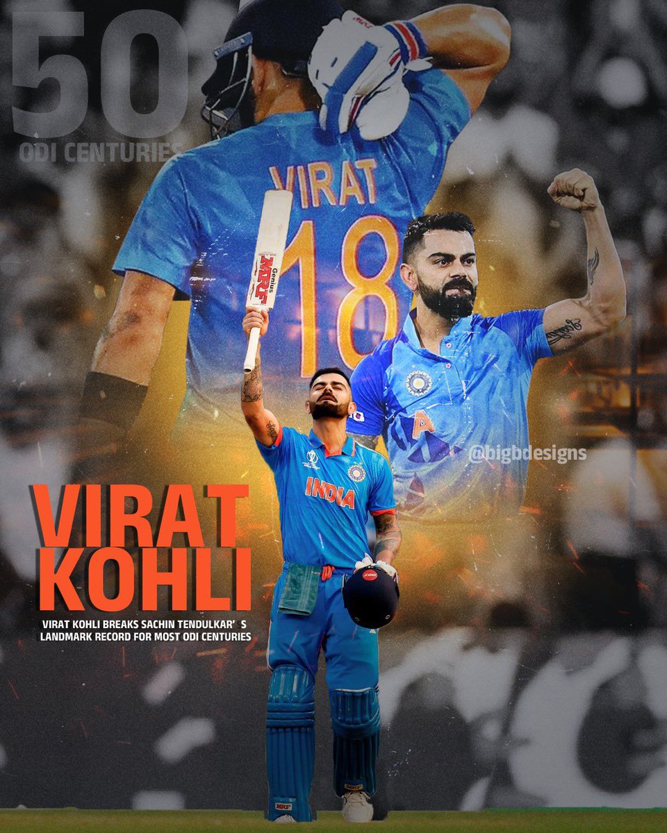 After two years! My favourite design work! Only for you Virat❤️ #virat #IndiaVsNewZealand #ViratKohli𓃵 #SachinTendulkar #ICCCricketWorldCup