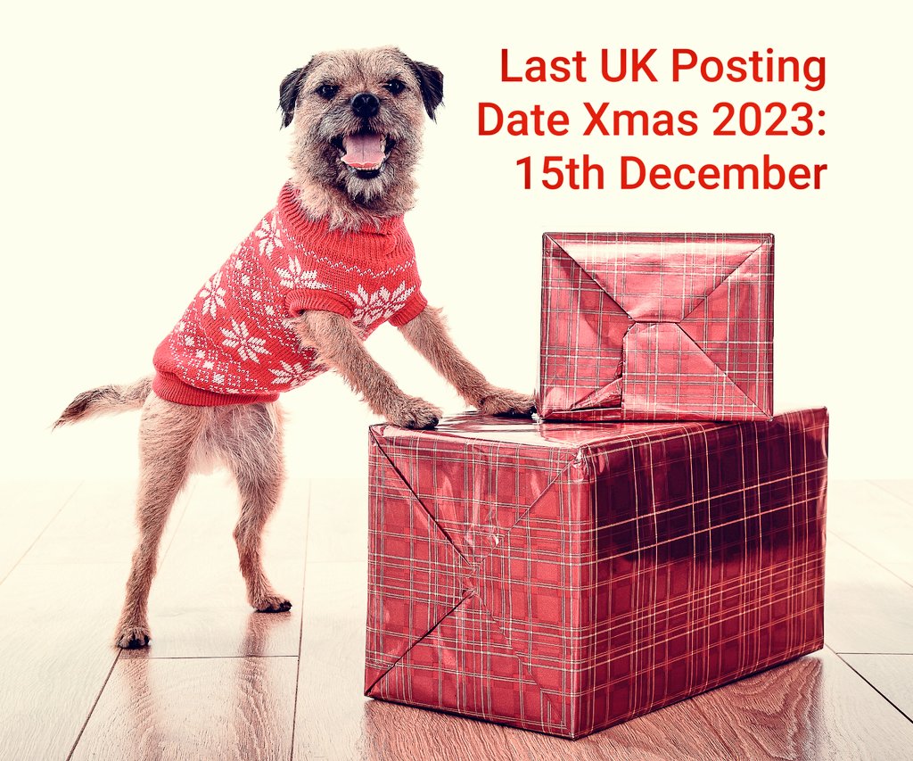 misheleneous.etsy.com 🎁
Last UK Posting Date for Christmas 2023 at <a href="/misheleneous/">MisHelenEous | Gifts for Home & Hound</a> is Friday 15th December. No Royal Mail orders are guaranteed delivery so Order Early to avoid disappointment - remember what happened last year! #MHHSBD #smallbusiness #etsy